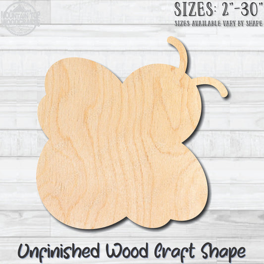 Bumble Bee 4 Unfinished Wood Shape Blank Laser Cut Out Woodcraft Craft Supply