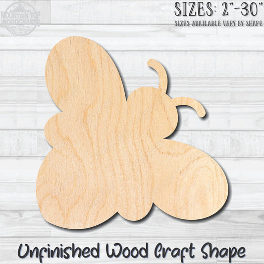 Bumble Bee 5 Unfinished Wood Shape Blank Laser Cut Out Woodcraft Craft Supply