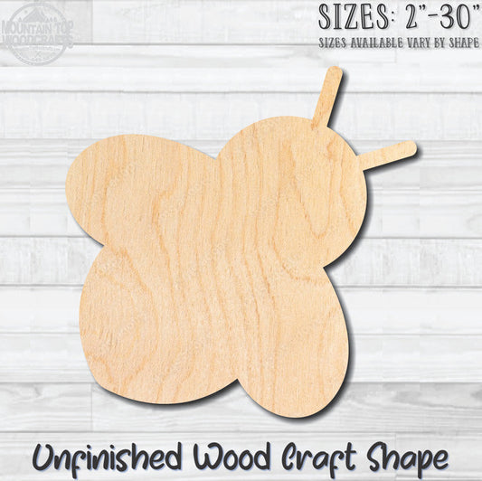 Bumble Bee 6 Unfinished Wood Shape Blank Laser Cut Out Woodcraft Craft Supply