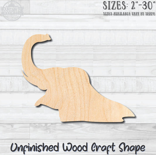 Elephant 4 Unfinished Wood Shape Blank Laser Cut Out Woodcraft Craft Supply
