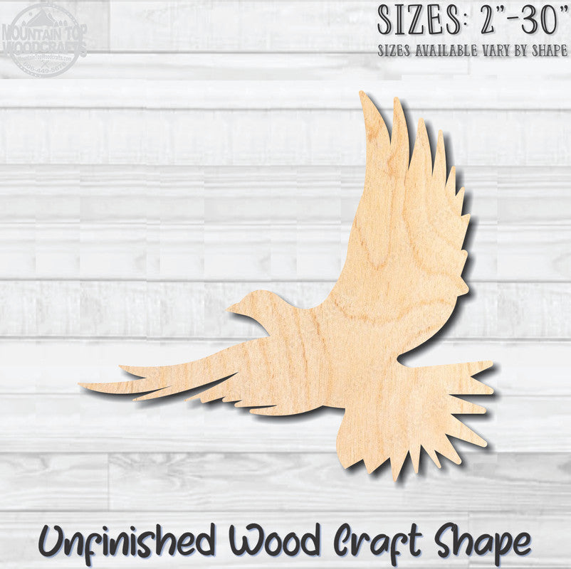 Bird Dove 3 Unfinished Wood Shape Blank Laser Cut Out Woodcraft Craft Supply