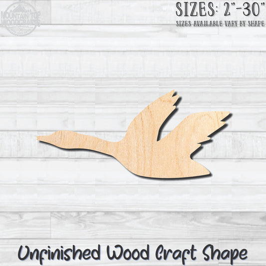 Flying Geese Unfinished Wood Shape Blank Laser Cut Out Woodcraft Craft Supply