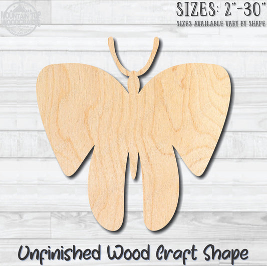 Butterfly 27 Unfinished Wood Shape Blank Laser Engraved Cutout Woodcraft Craft Supply