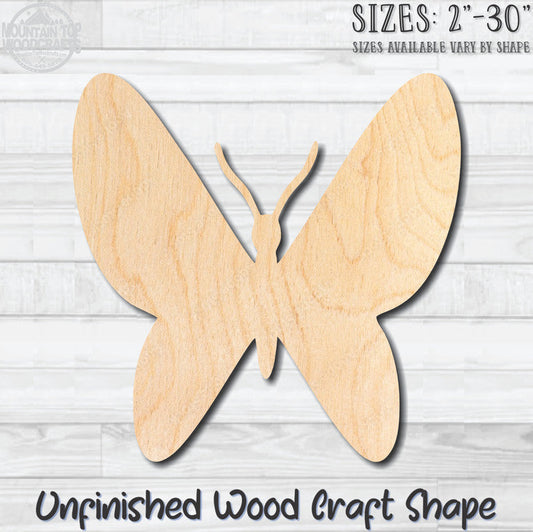 Butterfly 29 Unfinished Wood Shape Blank Laser Engraved Cutout Woodcraft Craft Supply