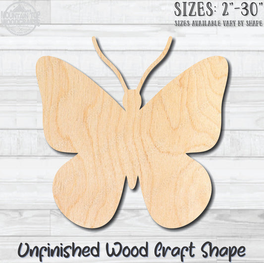 Butterfly 30 Unfinished Wood Shape Blank Laser Engraved Cutout Woodcraft Craft Supply