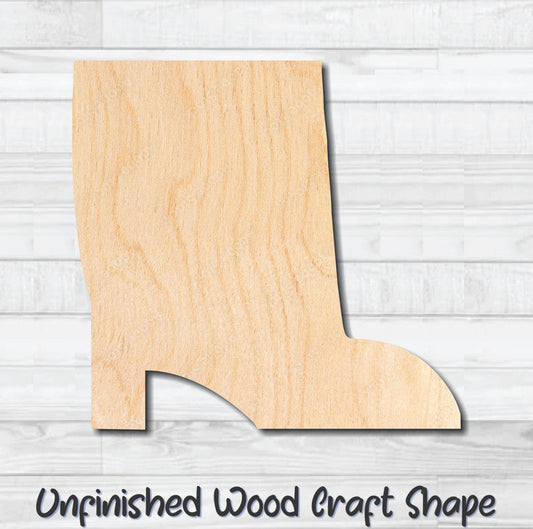 Boots Shoes 2 Unfinished Wood Shape Blank Laser Engraved Cutout Woodcraft Craft Supply