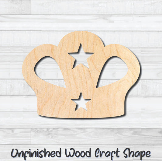 Crown Princess 1 King Unfinished Wood Shape Blank Laser Engraved Cutout Woodcraft Craft Supply