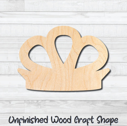 Crown Princess 2 King Unfinished Wood Shape Blank Laser Engraved Cutout Woodcraft Craft Supply