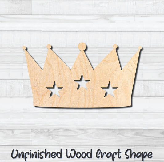 Crown Princess 5 King Unfinished Wood Shape Blank Laser Engraved Cutout Woodcraft Craft Supply