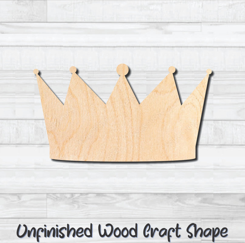 Crown Princess 6 King Unfinished Wood Shape Blank Laser Engraved Cutout Woodcraft Craft Supply