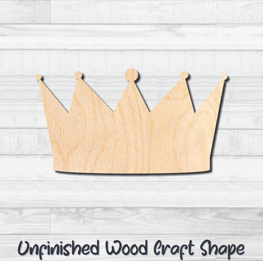 Crown Princess 6 King Unfinished Wood Shape Blank Laser Engraved Cutout Woodcraft Craft Supply
