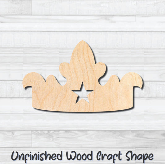Crown Princess 8 King Unfinished Wood Shape Blank Laser Engraved Cutout Woodcraft Craft Supply