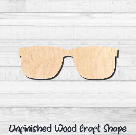 Sunglasses Cat Eye Unfinished Wood Shape Blank Laser Engraved Cutout Woodcraft Craft Supply