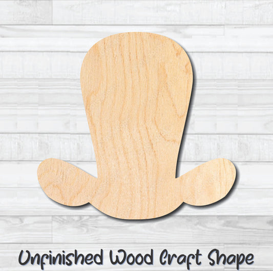 Cowboy Hat 15 Unfinished Wood Shape Blank Laser Engraved Cutout Woodcraft Craft Supply