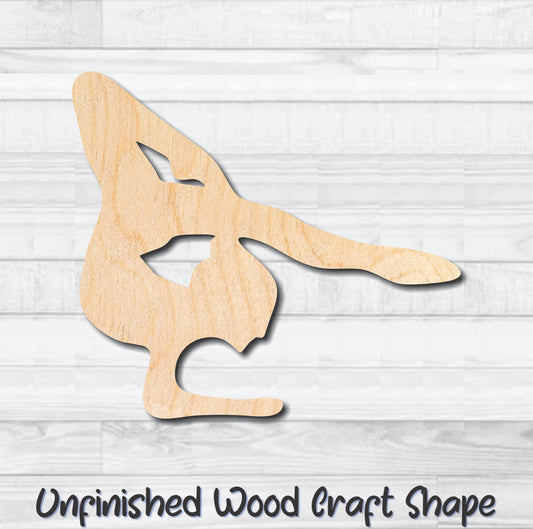 Gymnastic Dancer 4 Unfinished Wood Shape Blank Laser Engraved Cutout Woodcraft Craft Supply