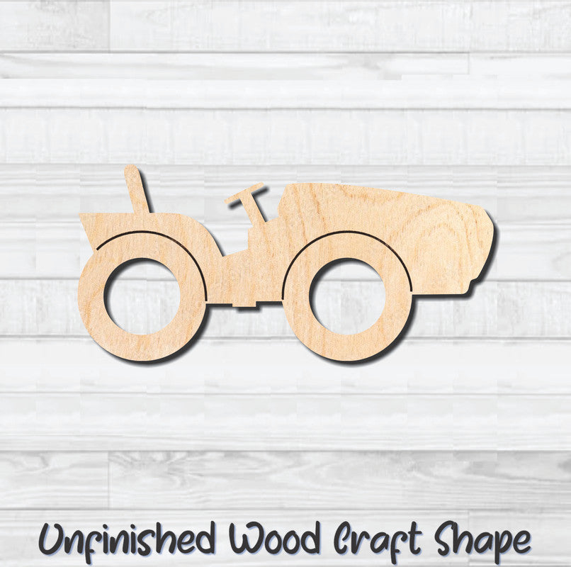 Tractor 7 Farm Unfinished Wood Shape Blank Laser Engraved Cutout Woodcraft Craft Supply