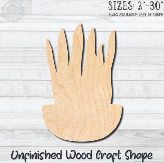 Cactus 3 Unfinished Wood Shape Blank Laser Engraved Cutout Woodcraft Craft Supply