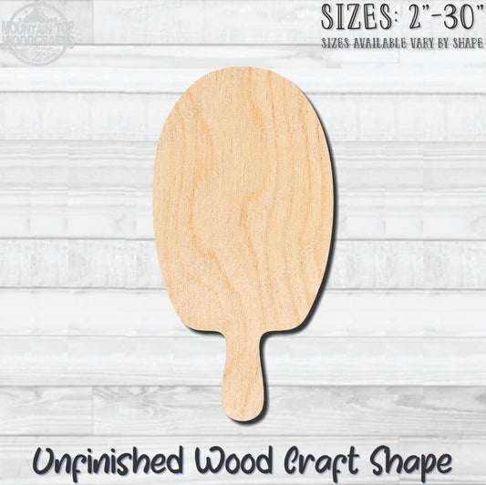 Popsicle 2 Unfinished Wood Shape Blank Laser Engraved Cut Out Woodcraft Craft Supply