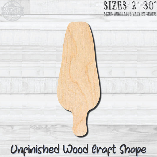 Bomb Pop Popsicle Unfinished Wood Shape Blank Laser Engraved Cutout Woodcraft Craft Supply