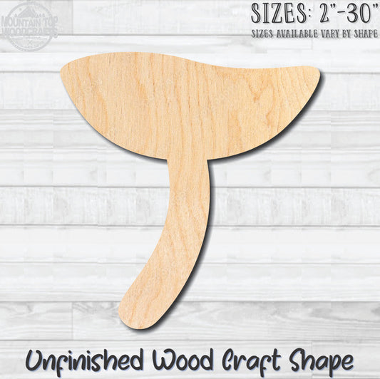 Mushroom 9 Unfinished Wood Shape Blank Laser Engraved Cut Out Woodcraft Craft