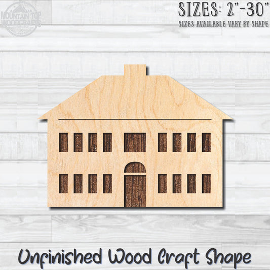 House Home Realtor 1 Unfinished Wood Shape Blank Laser Engraved Cutout Woodcraft Craft Supply