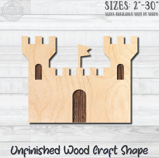 Castle King Queen Unfinished Wood Shape Blank Laser Engraved Cutout Woodcraft Craft Supply