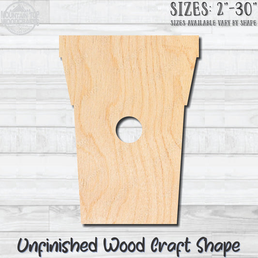 Birdhouse 7 Unfinished Wood Shape Blank Laser Engraved Cutout Woodcraft Craft Supply