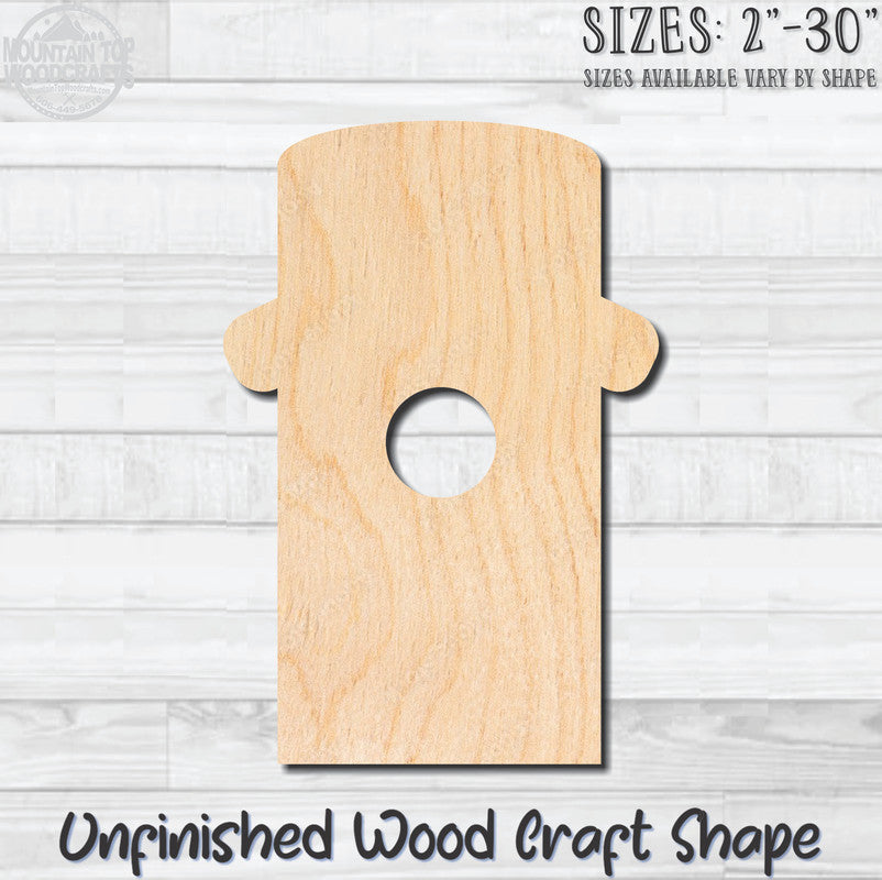 Birdhouse 8 Unfinished Wood Shape Blank Laser Engraved Cutout Woodcraft Craft Supply