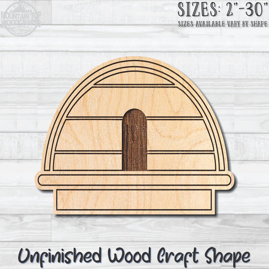 Birdhouse 16 Unfinished Wood Shape Blank Laser Engraved Cutout Woodcraft Craft Supply