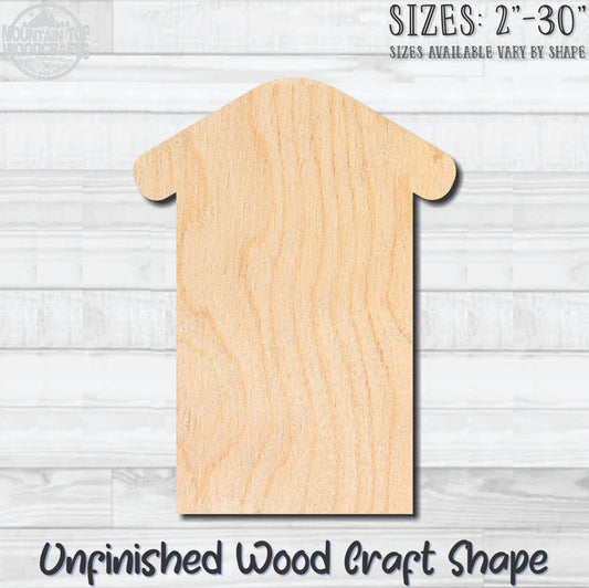 Birdhouse Detailed 19 Unfinished Wood Shape Blank Laser Engraved Cutout Woodcraft Craft Supply