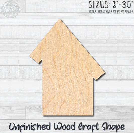 Birdhouse Detailed 20 Unfinished Wood Shape Blank Laser Engraved Cutout Woodcraft Craft Supply