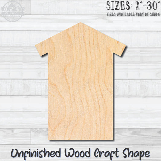 Birdhouse Detailed 21 Unfinished Wood Shape Blank Laser Engraved Cutout Woodcraft Craft Supply