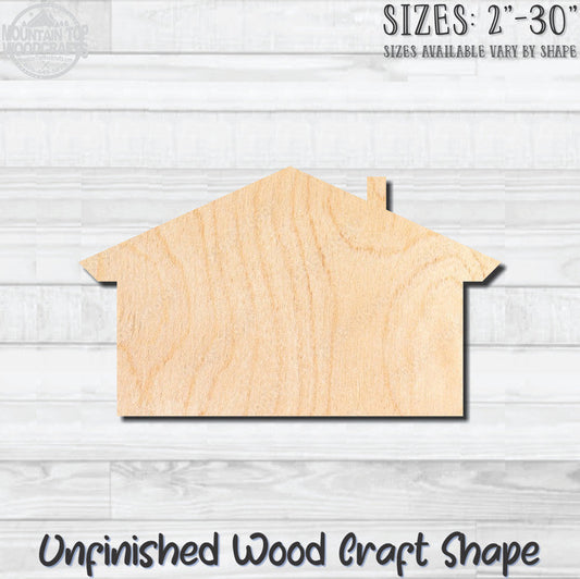House Home Realtor 2 Unfinished Wood Shape Blank Laser Engraved Cutout Woodcraft Craft Supply