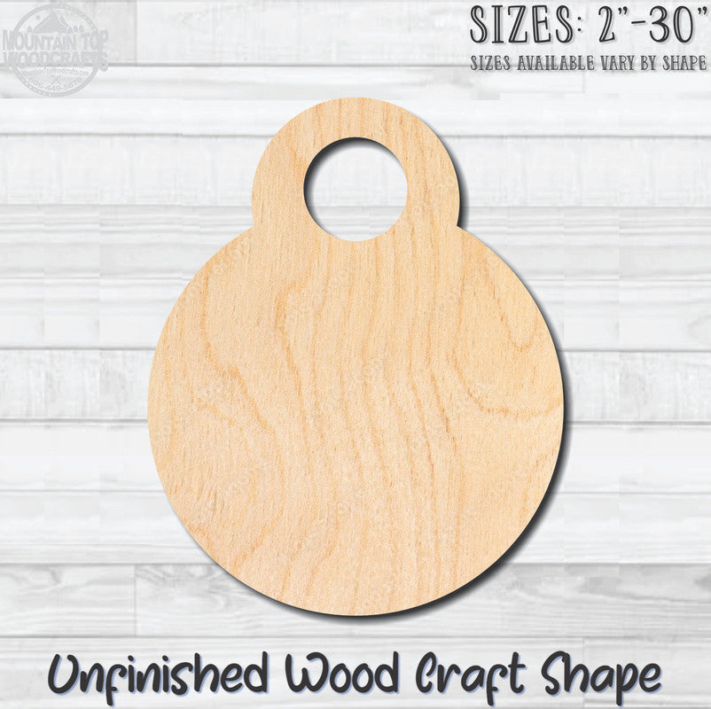 Cutting Board Round Kitchen Unfinished Wood Shape Blank Laser Engraved Cutout Woodcraft Craft Supply
