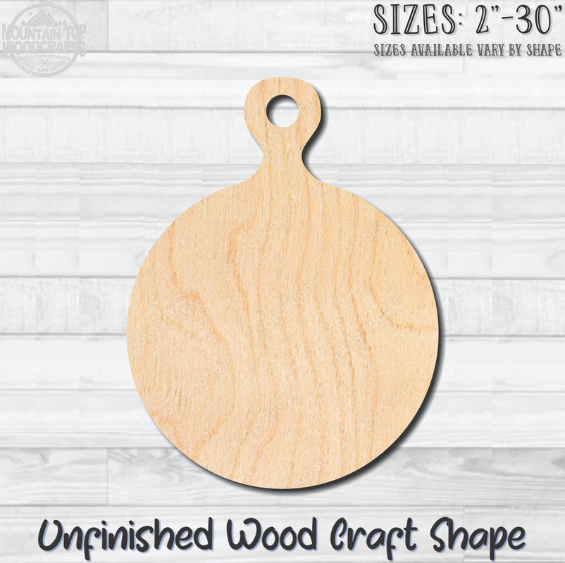 Cutting Board 5 Kitchen Unfinished Wood Shape Blank Laser Engraved Cutout Woodcraft Craft Supply