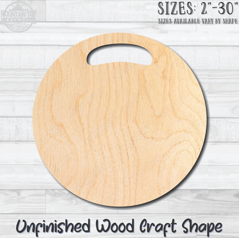 Cutting Board 8 Kitchen Unfinished Wood Shape Blank Laser Engraved Cutout Woodcraft Craft Supply