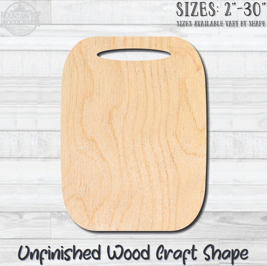 Cutting Board 10 Kitchen Unfinished Wood Shape Blank Laser Engraved Cutout Woodcraft Craft Supply