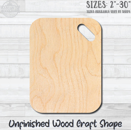 Cutting Board 13 Kitchen Unfinished Wood Shape Blank Laser Engraved Cutout Woodcraft Craft Supply