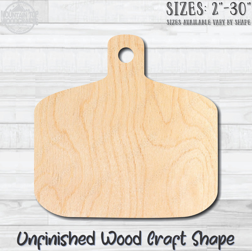 Cutting Board 15 Kitchen Unfinished Wood Shape Blank Laser Engraved Cutout Woodcraft Craft Supply