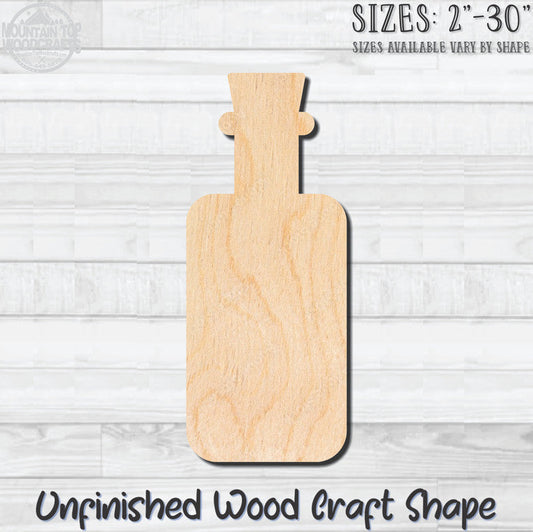 Bottle Carafe 3 Unfinished Wood Shape Blank Laser Engraved Cutout Woodcraft Craft Supply