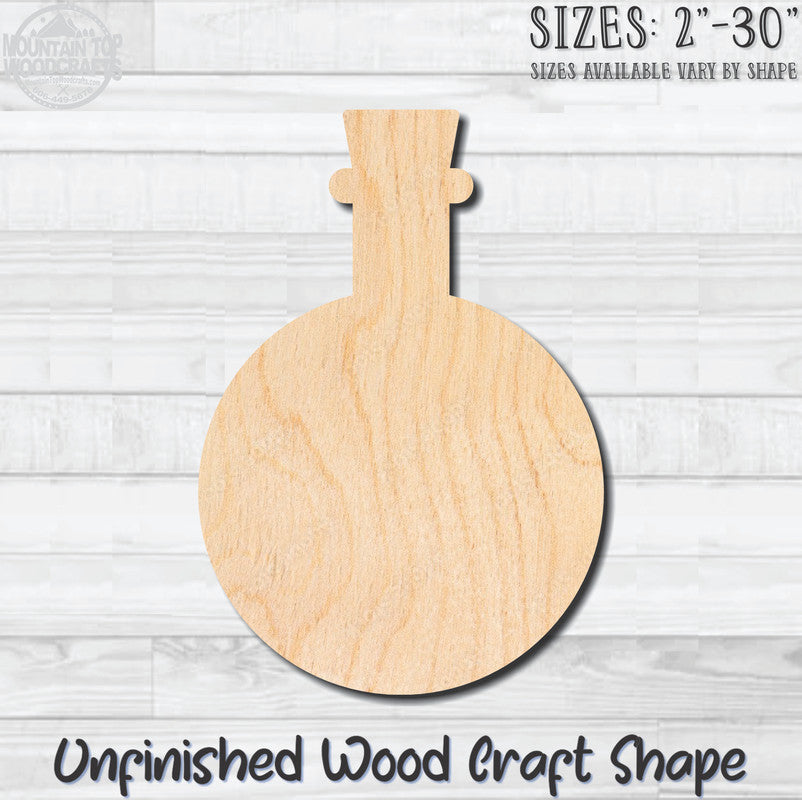 Bottle Carafe 6 Unfinished Wood Shape Blank Laser Engraved Cutout Woodcraft Craft Supply