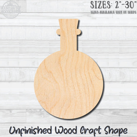 Bottle Carafe 6 Unfinished Wood Shape Blank Laser Engraved Cutout Woodcraft Craft Supply