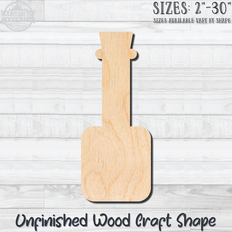 Bottle Carafe 7 Unfinished Wood Shape Blank Laser Engraved Cutout Woodcraft Craft Supply