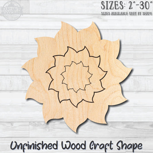 Sun Sunshine 6 Unfinished Wood Shape Blank Laser Engraved Cutout Woodcraft Craft Supply