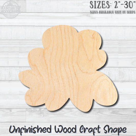 Cloud 5 Unfinished Wood Shape Blank Laser Engraved Cutout Woodcraft Craft Supply