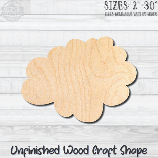 Cloud 8 Unfinished Wood Shape Blank Laser Engraved Cutout Woodcraft Craft Supply