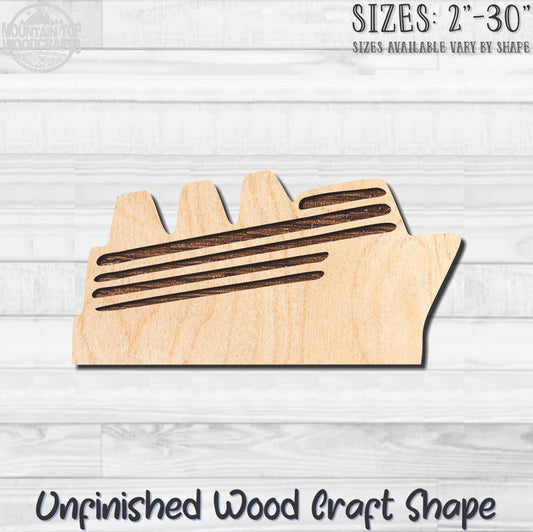 Cruise Ship 1 Nautical Unfinished Wood Shape Blank Laser Engraved Cutout Woodcraft Craft Supply