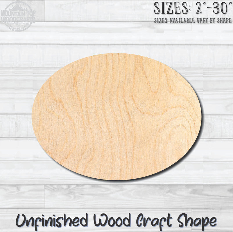 Plaque Sign 5 Unfinished Wood Shape Blank Laser Engraved Cut Out Woodcraft Craft Supply