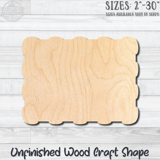 Plaque Sign 8 Unfinished Wood Shape Blank Laser Engraved Cut Out Woodcraft Craft Supply