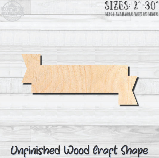 Banner Swag 6 Unfinished Wood Shape Blank Laser Engraved Cutout Woodcraft Craft Supply